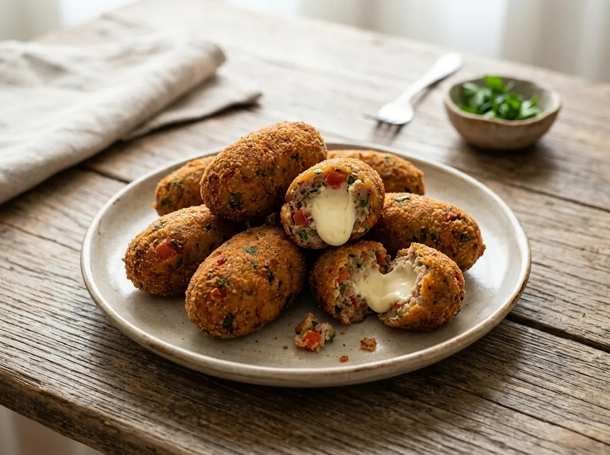 Bolinho de Pão Recheado com Requeijão