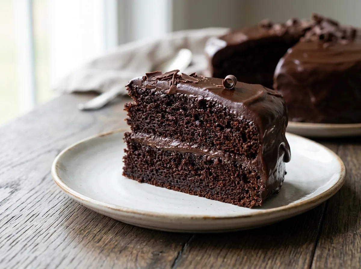 Bolo de chocolate molhadinho