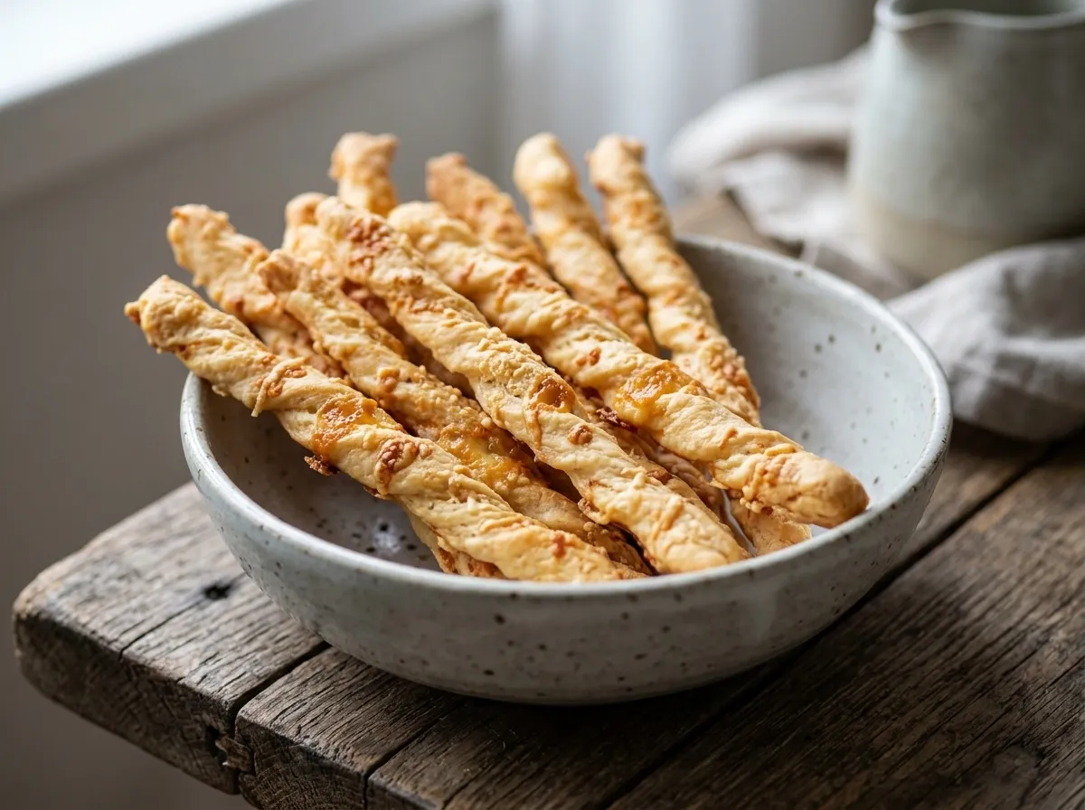 Palitos torcidos de queijo