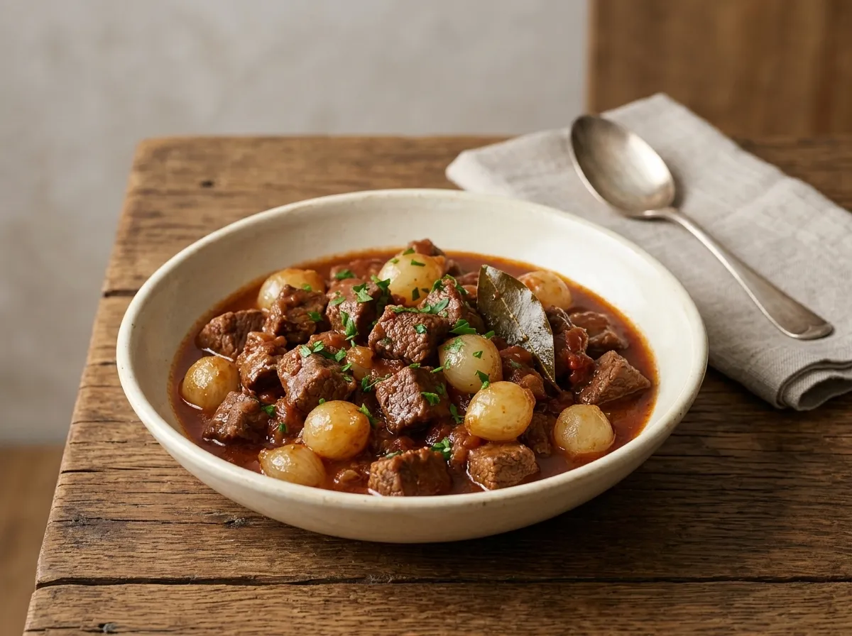Picadinho de Carne ao Vinho