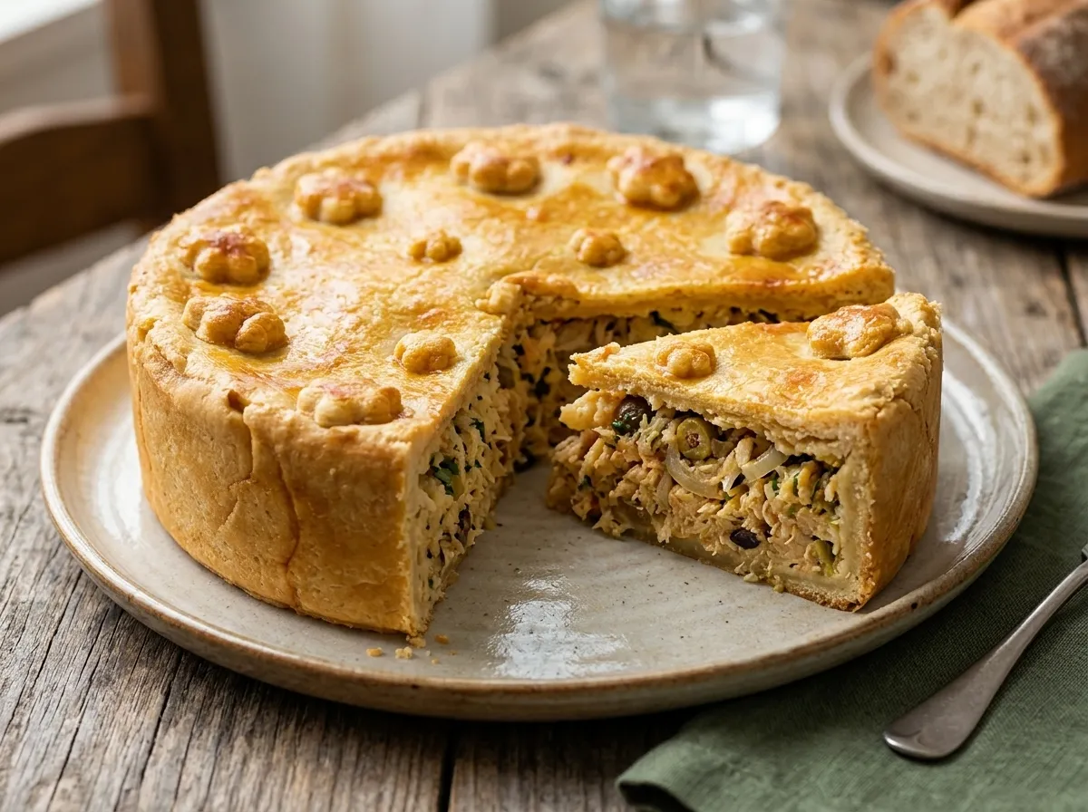 Torta de bacalhau com palmito (capixaba)